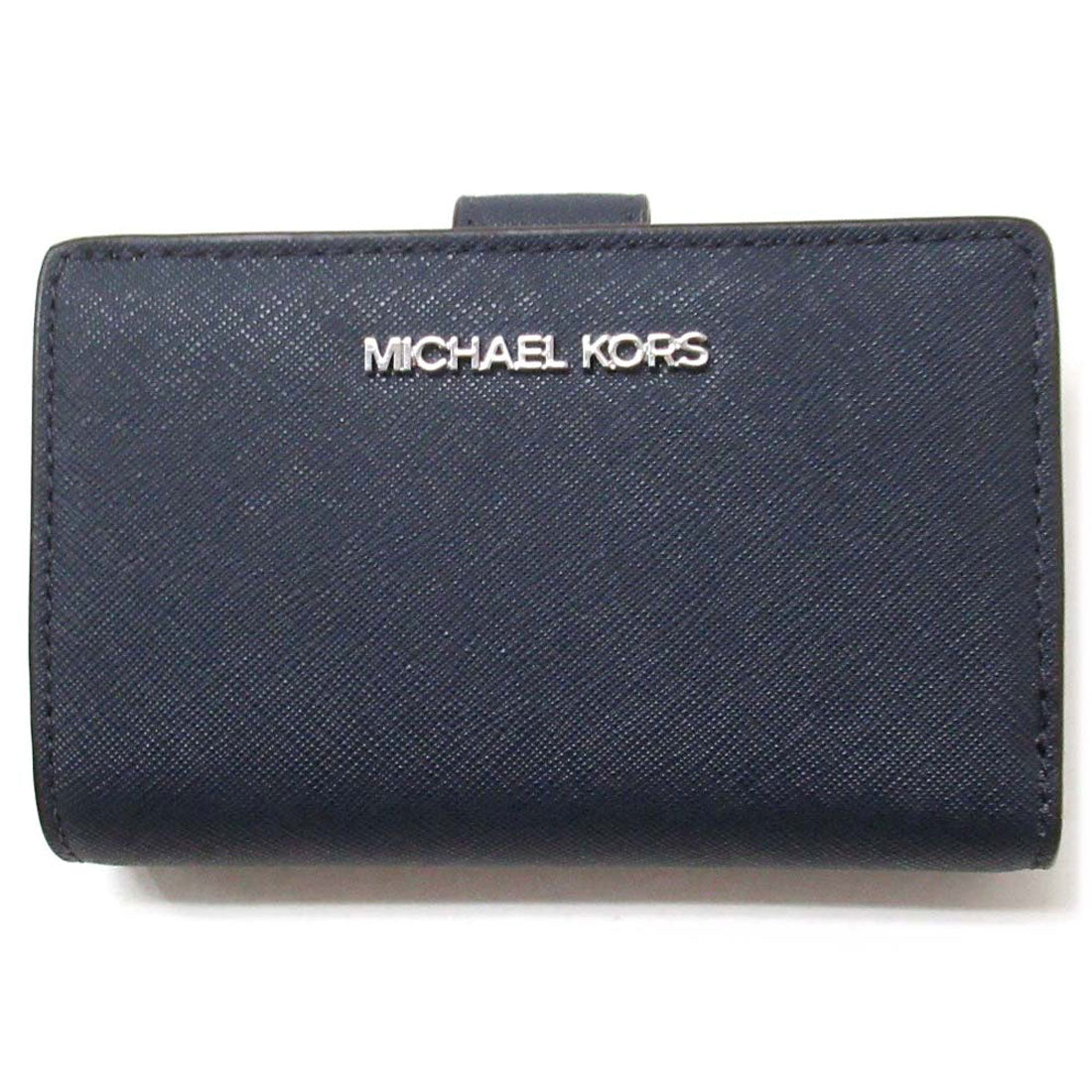 MICHAEL KORS MICHAEL KORS MICHAEL KORS MICHAEL KORS Outlet Wallet Billfold  Zip Compact Wallet Medium 35R4STVF6L NAVY