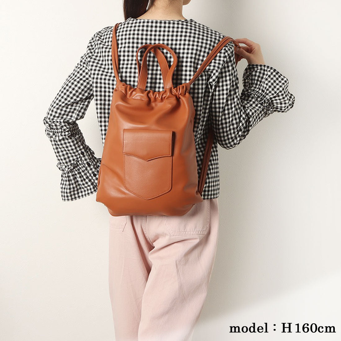 ミニア minia フェイクレザーナップ