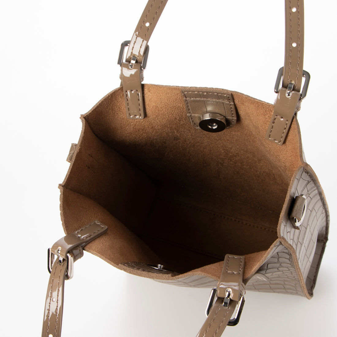 ミニア minia ベルテッドハンドルミニバッグ