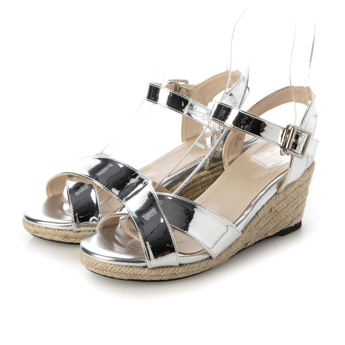 ミニア minia ジュートウェッジクロスサンダル