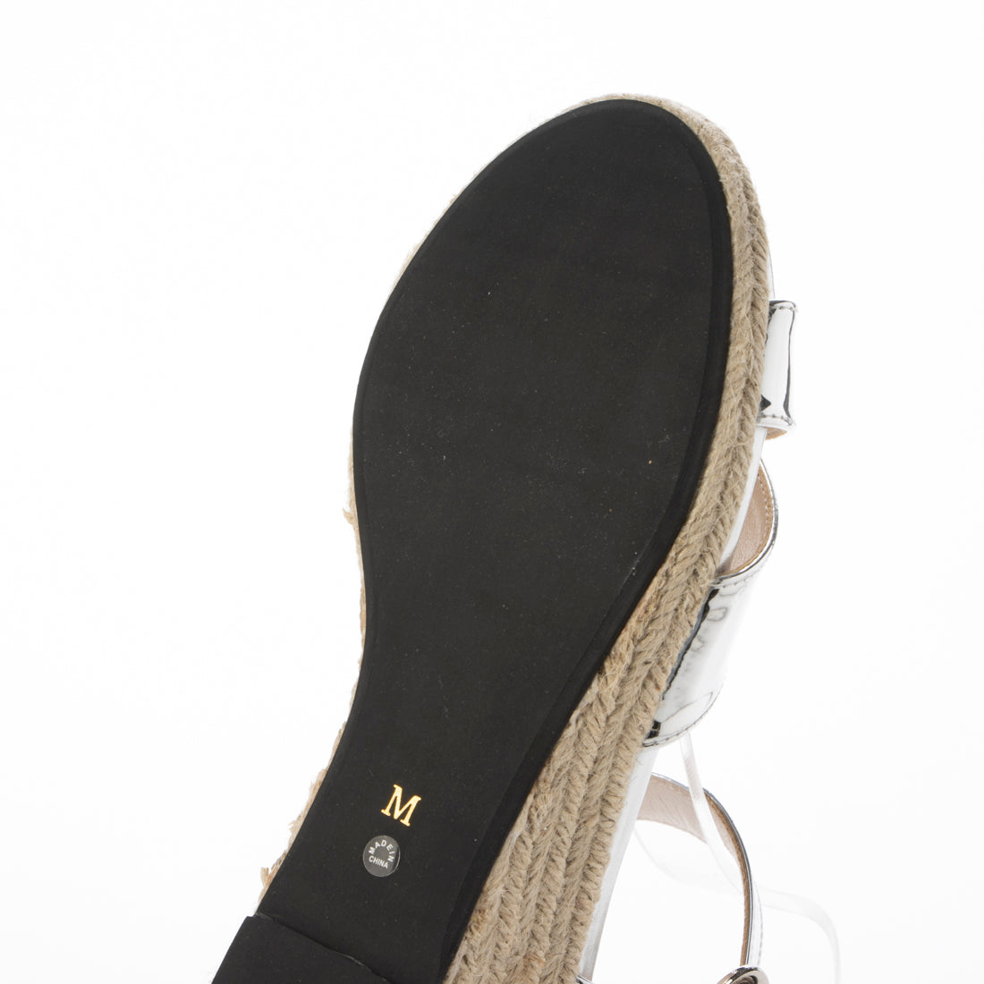 ミニア minia ジュートウェッジクロスサンダル