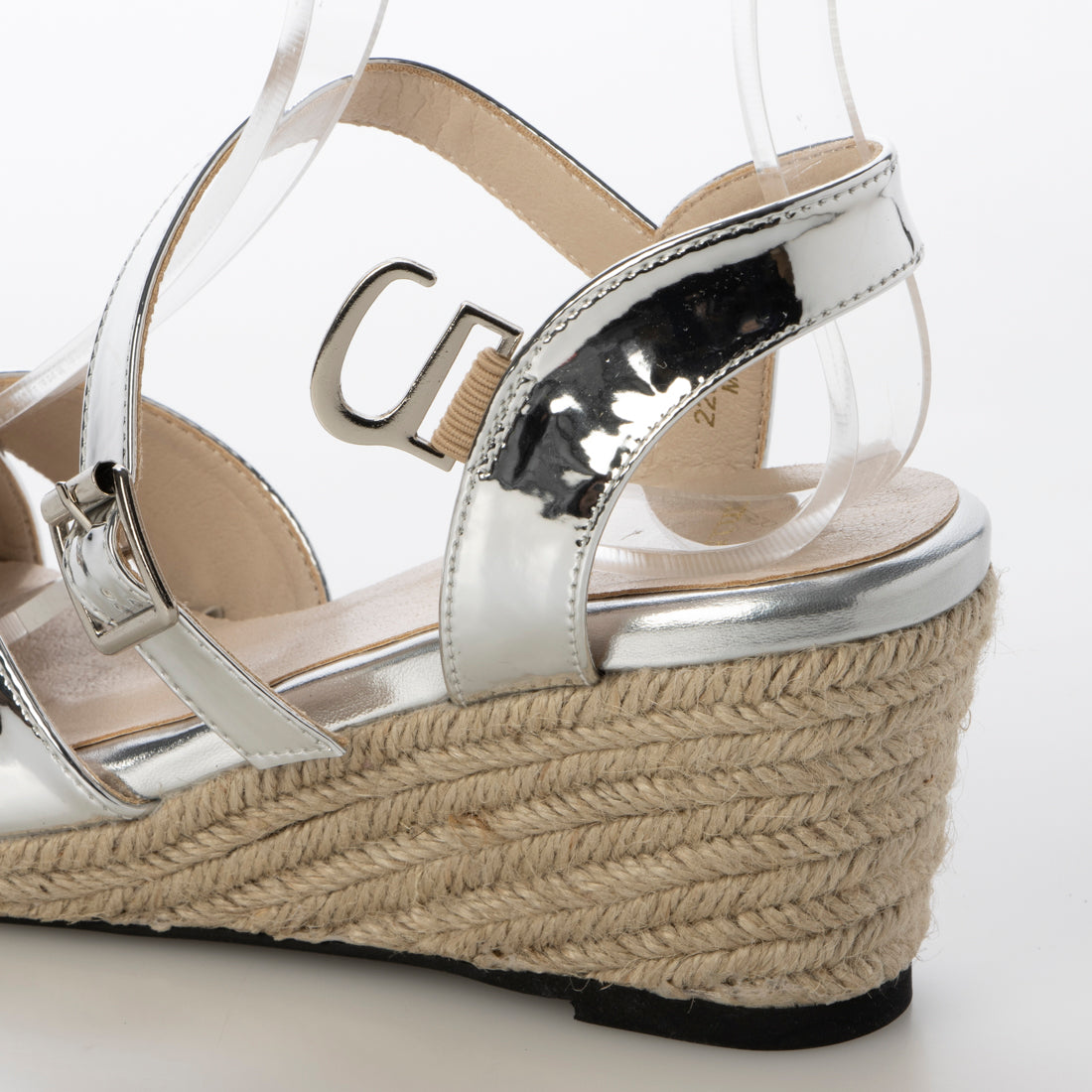 ミニア minia ジュートウェッジクロスサンダル