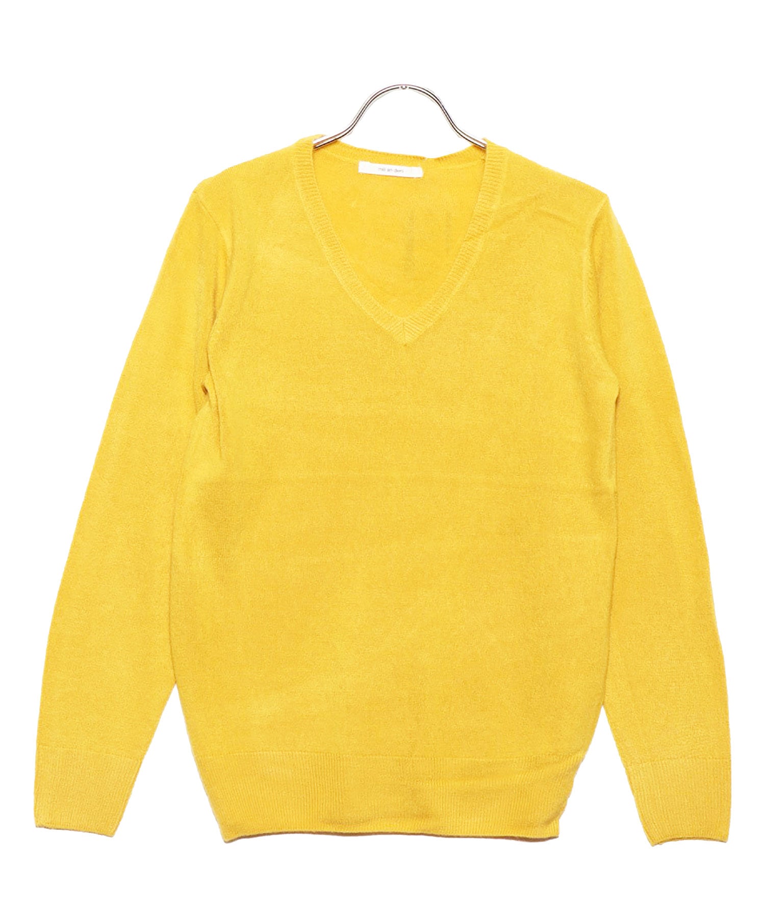 mili an deni Cashmere touch V-neck knit sweater