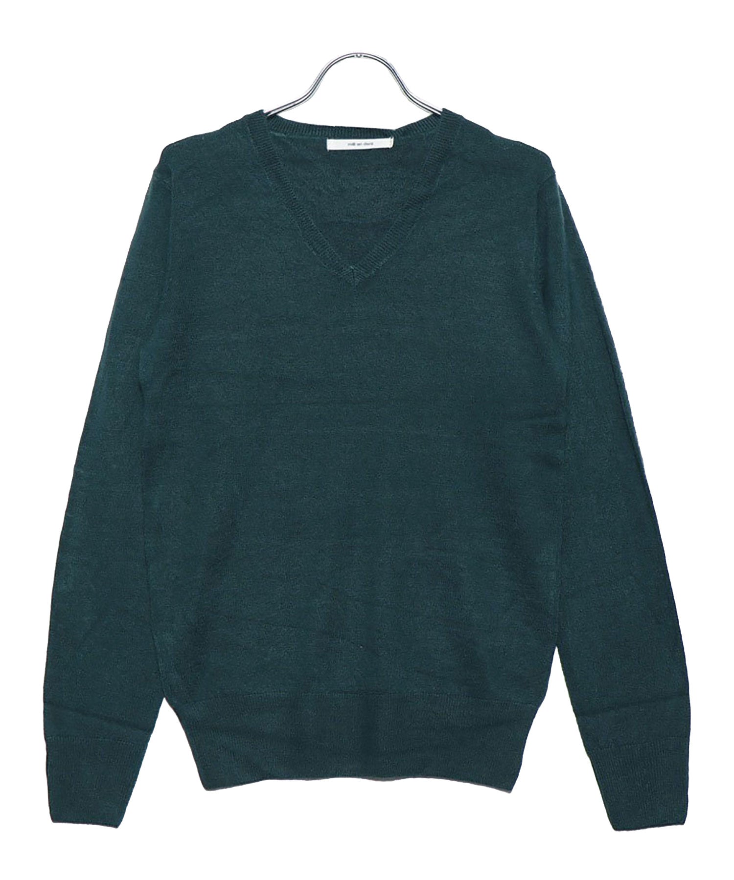 mili an deni Cashmere touch V-neck knit sweater