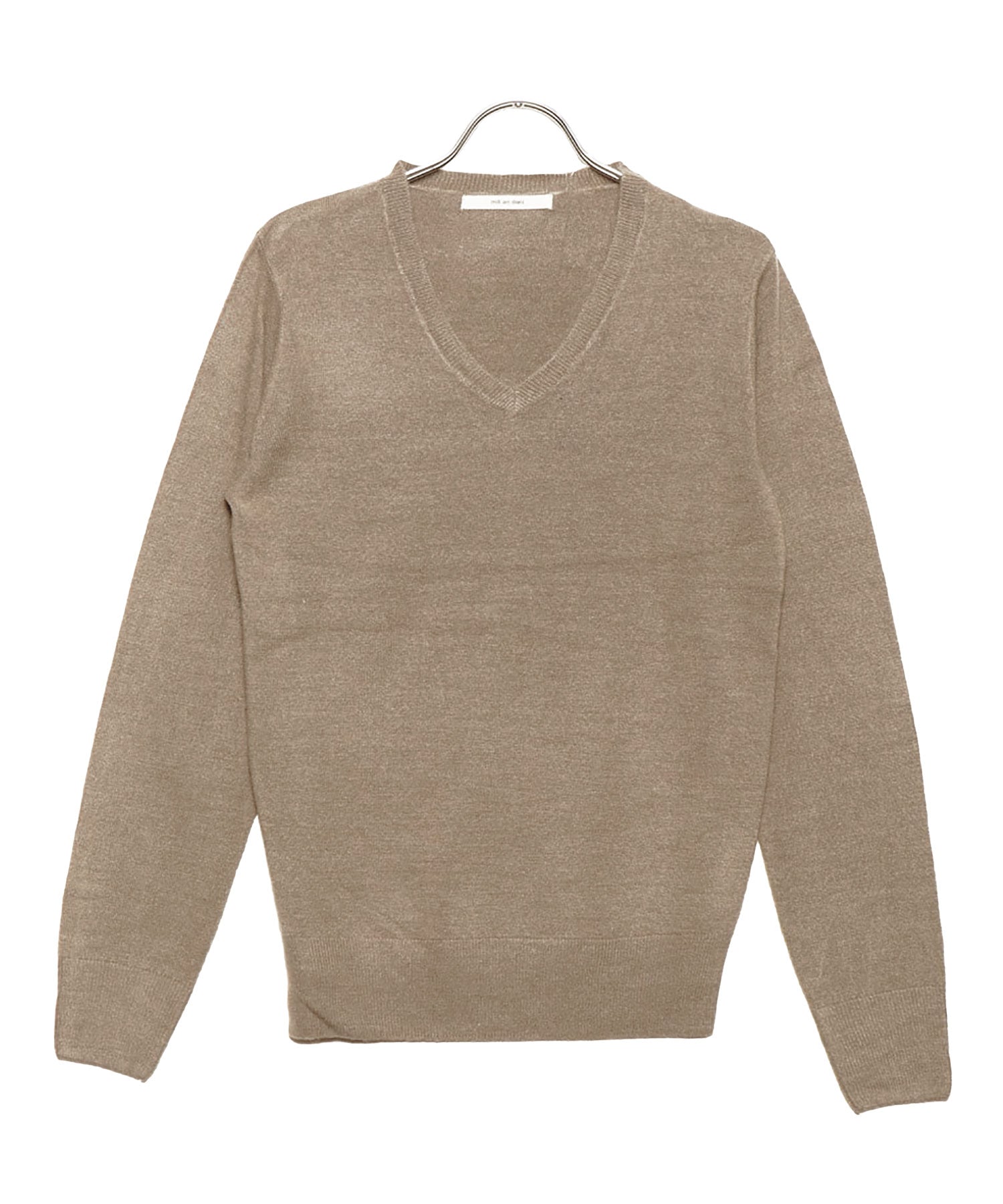 mili an deni Cashmere touch V-neck knit sweater