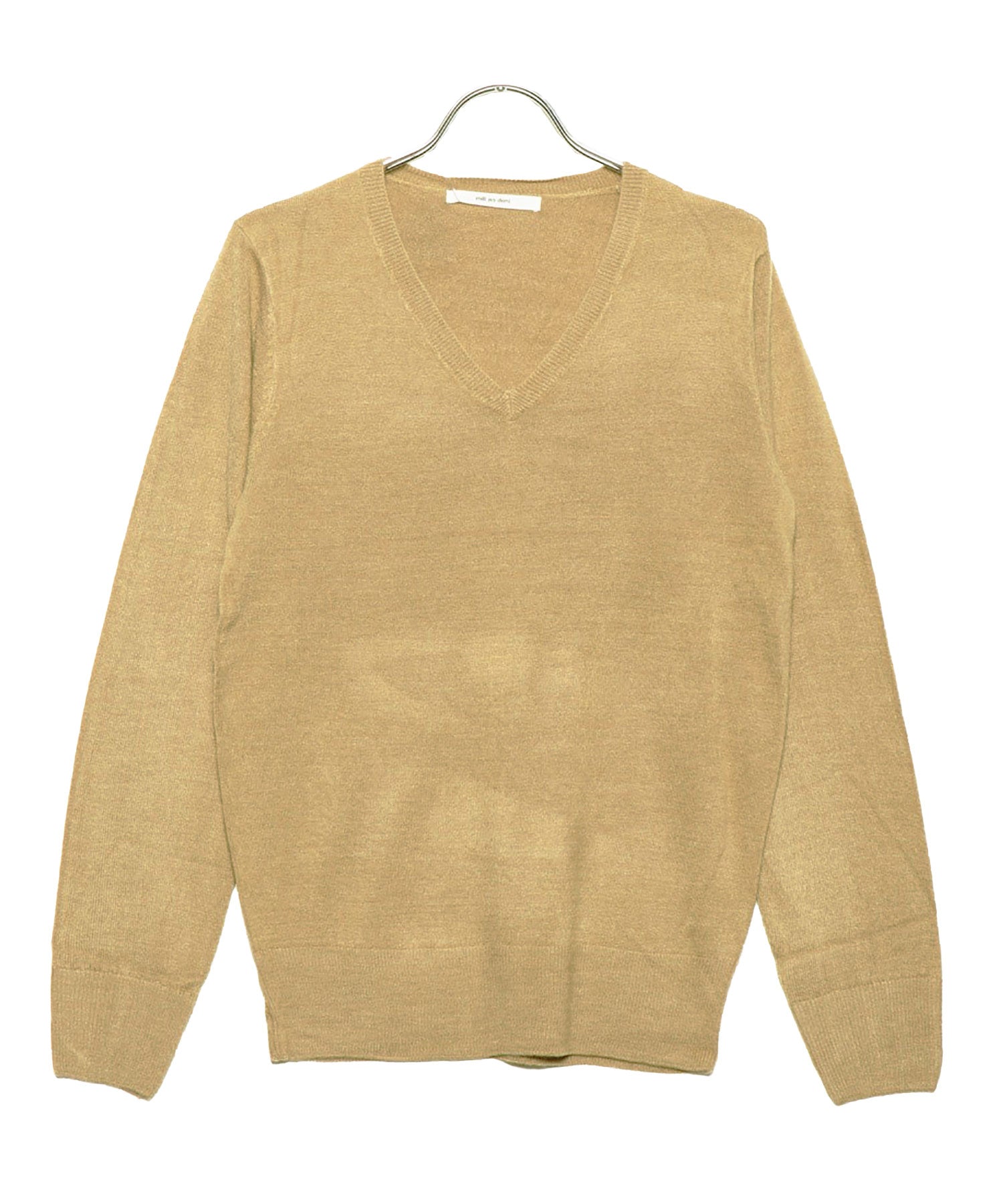 mili an deni Cashmere touch V-neck knit sweater