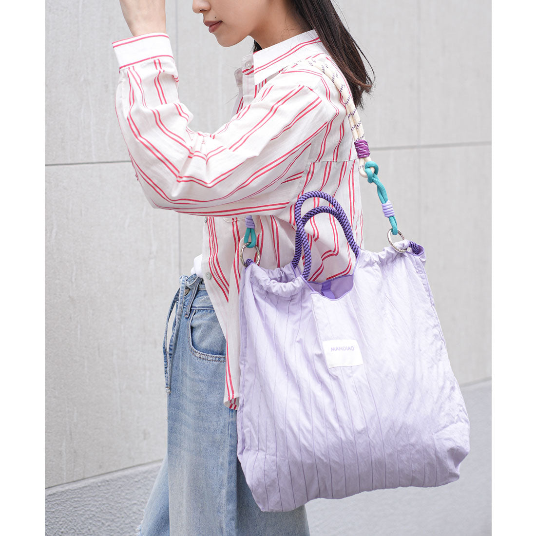 ミリアンデニ mili an deni 2WAYロープトートバッグ (PPL) PPL