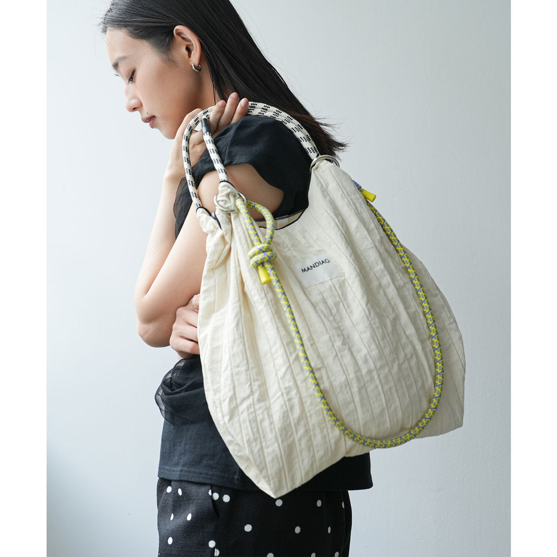 ミリアンデニ mili an deni 2WAYロープトートバッグ (PPL) PPL