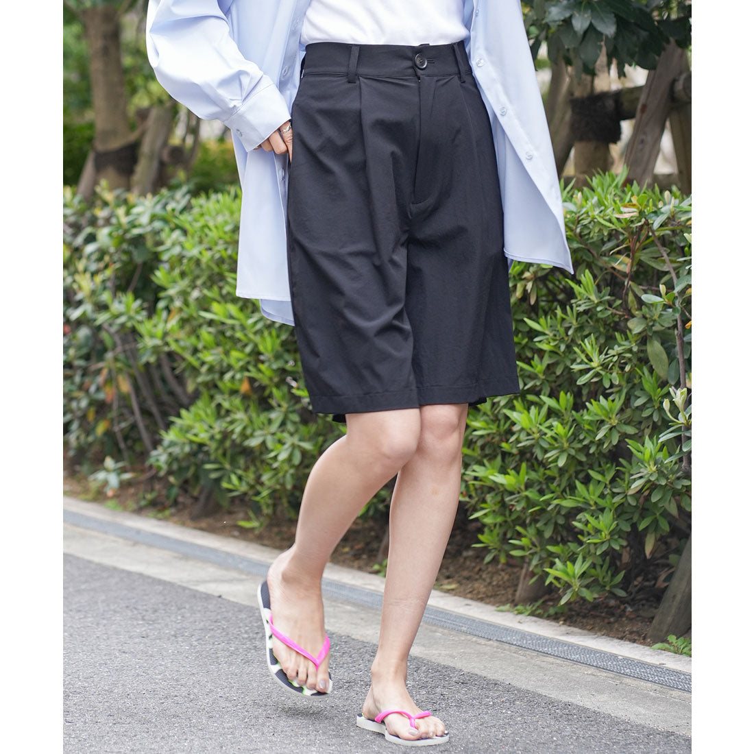 ミリアンデニ mili an deni ラッシュガードハーフパンツ (BK) BK