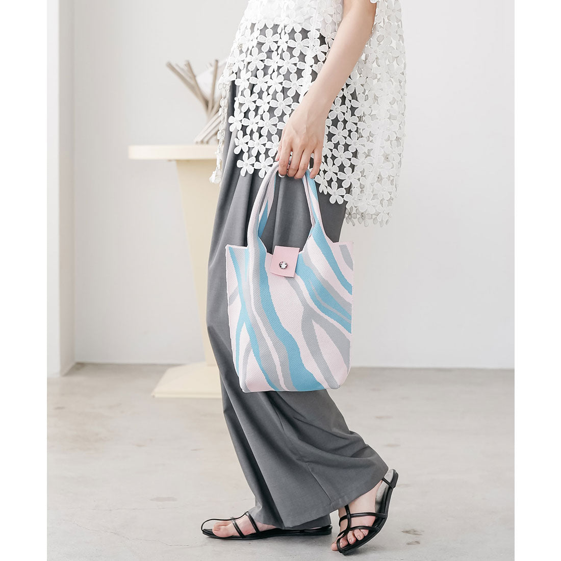 ミリアンデニ mili an deni ニットバッグ (PK) PK