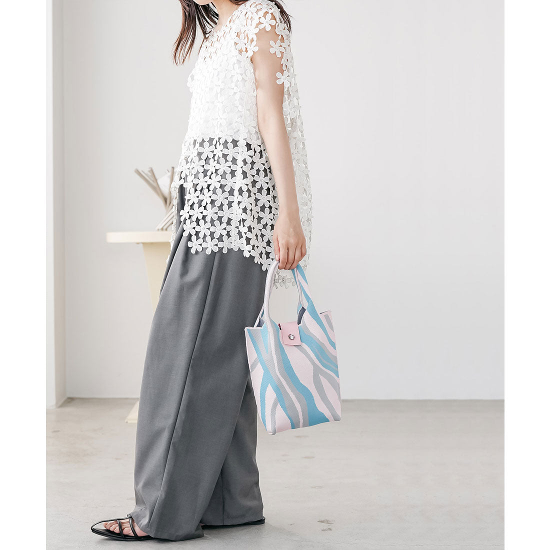 ミリアンデニ mili an deni ニットバッグ (PK) PK