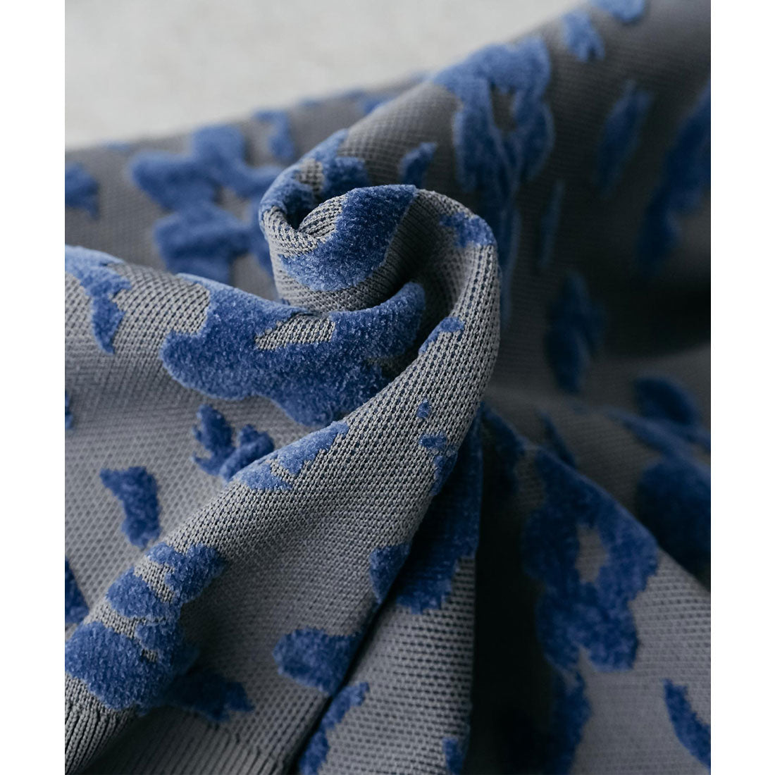 ミリアンデニ mili an deni モール花柄ショートカーデ (GRY) GRY