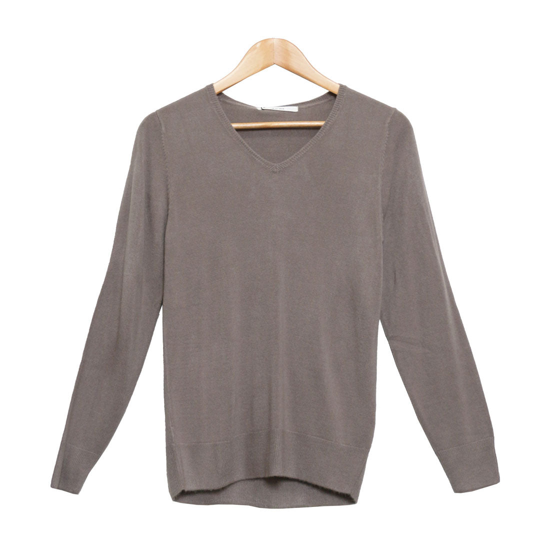 mili an deni Cashmere touch V-neck knit sweater