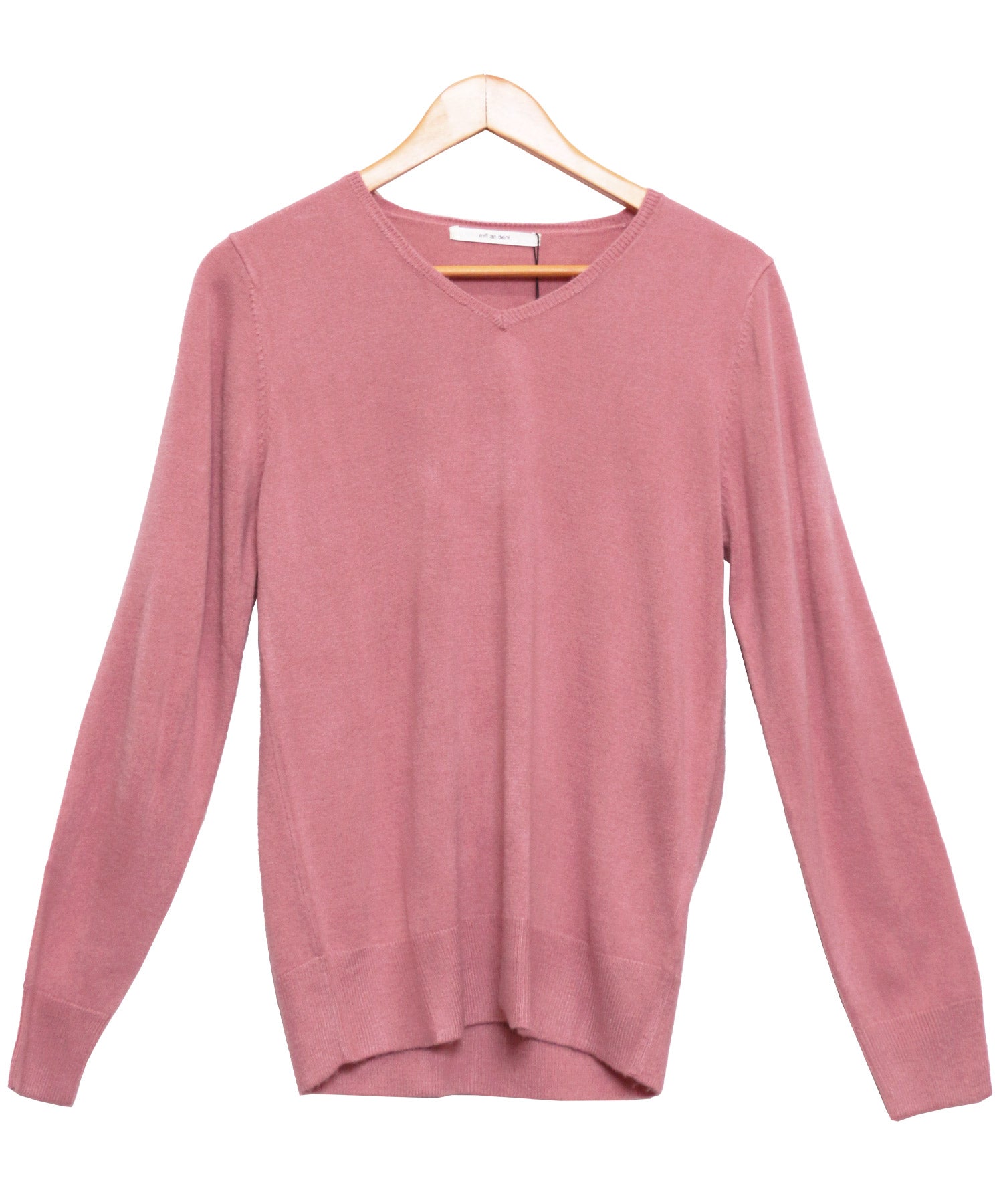 mili an deni Cashmere touch V-neck knit sweater