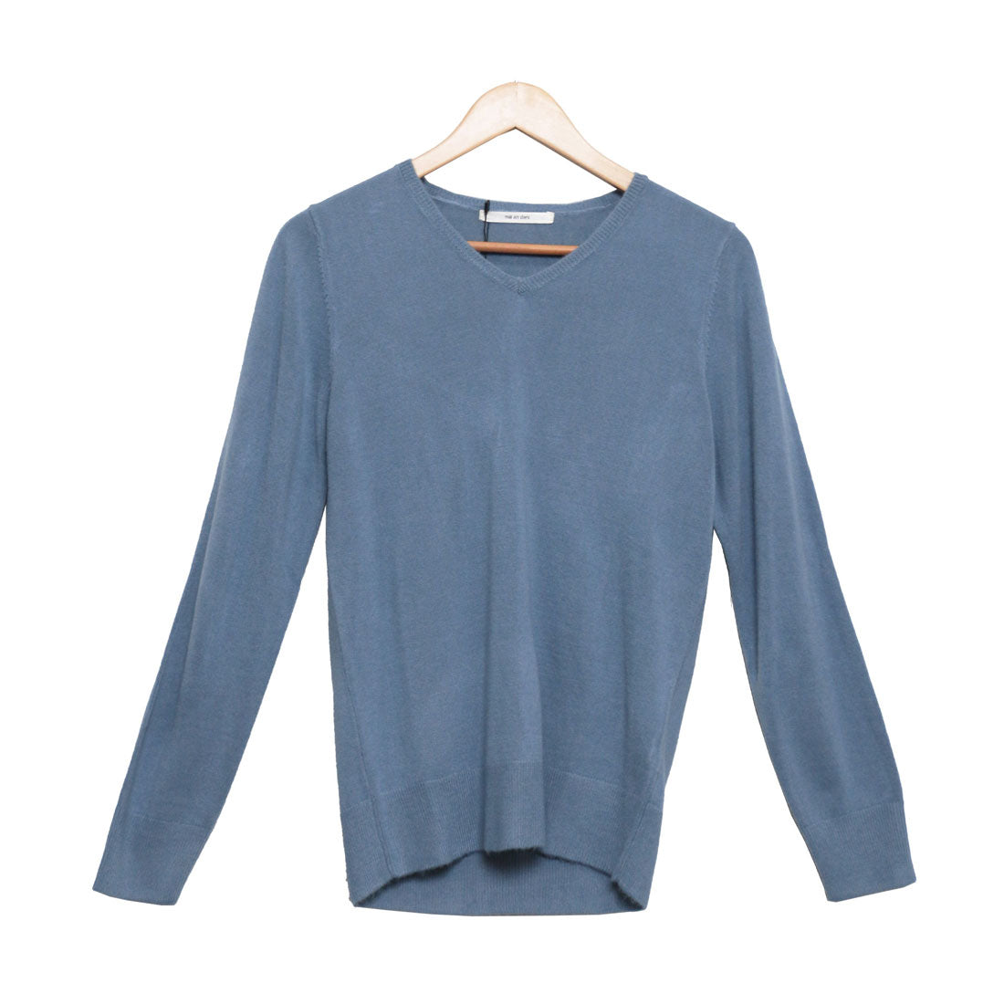 mili an deni Cashmere touch V-neck knit sweater