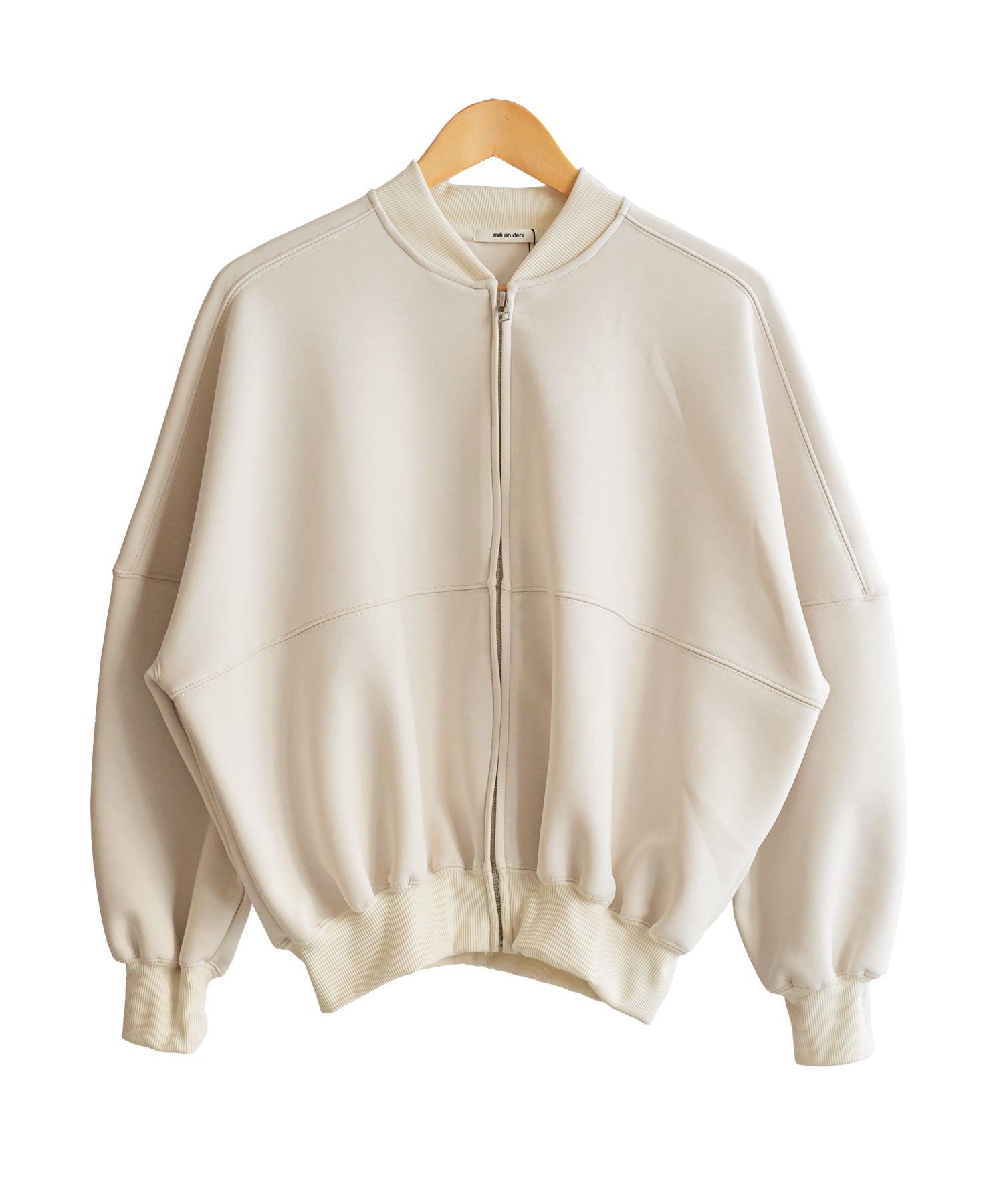 mili an deni scuba oversized blouson