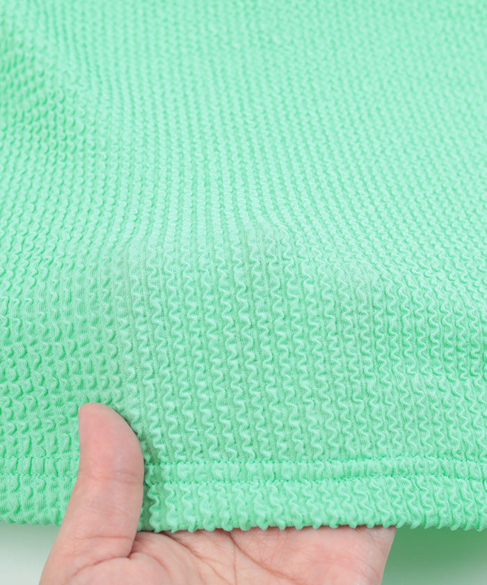 ミエット miette ナミナミジャガードキャミソールワンピース (ブラック) ブラック