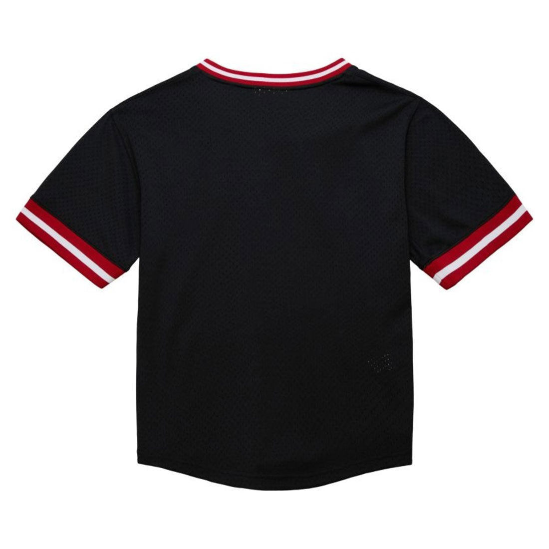 ミッチェルアンドネス mitchell & ness Mitchell & Ness Fashion Mesh V-Neck Vintage Logo Chicago Bulls(ミッチェルアンドネス ファッション メッシュ Vネック シカゴ ブルズ) (ブラック) ブラック