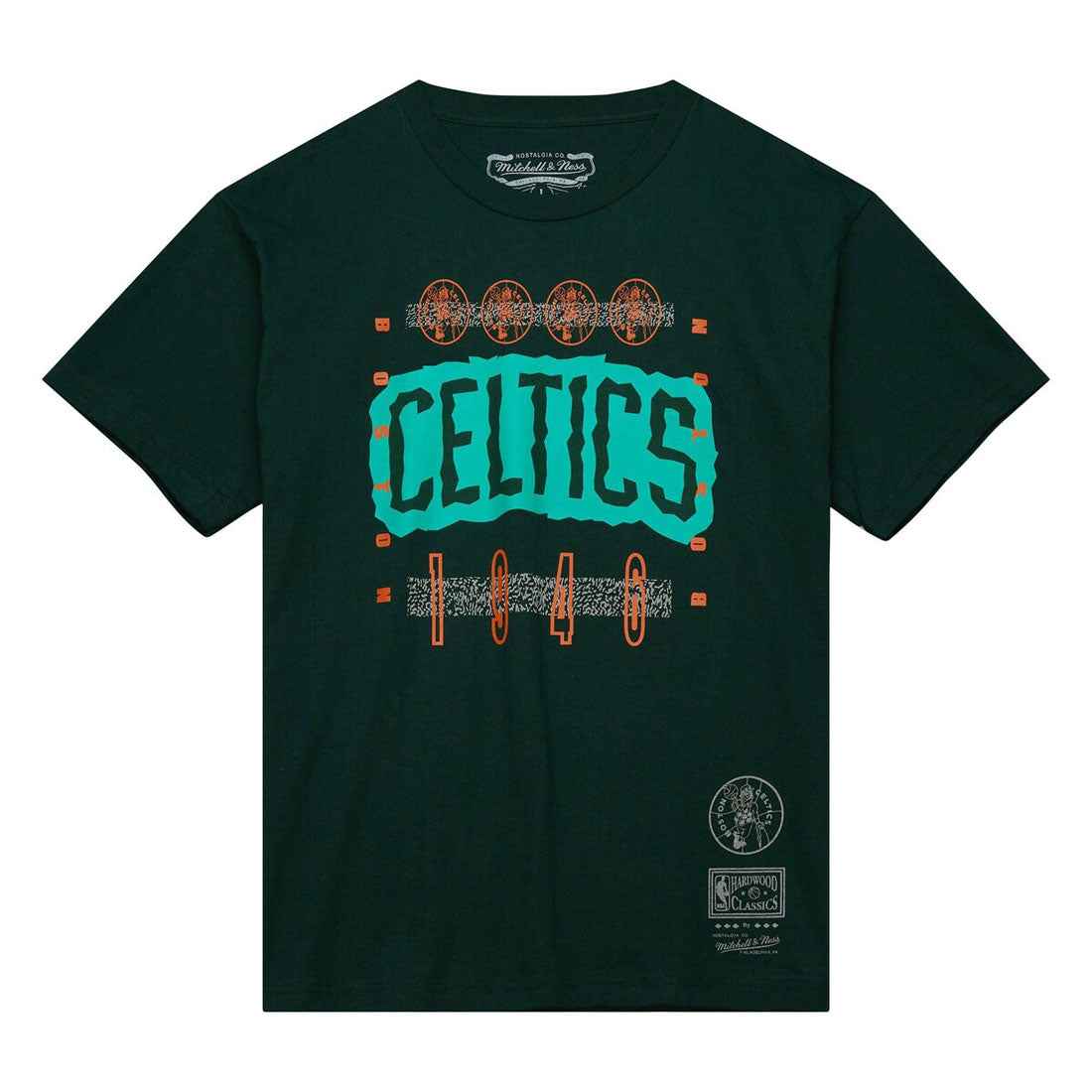 ミッチェルアンドネス mitchell & ness Mitchell & Ness 90s Reflective Static SS Premium Tee(ミッチェルアンドネス 90's リフレクティブ スタティック S/S プレミアム ティー) (Boston Celtics ボストン・セルティックス) Boston Celtics ボストン・セルティックス