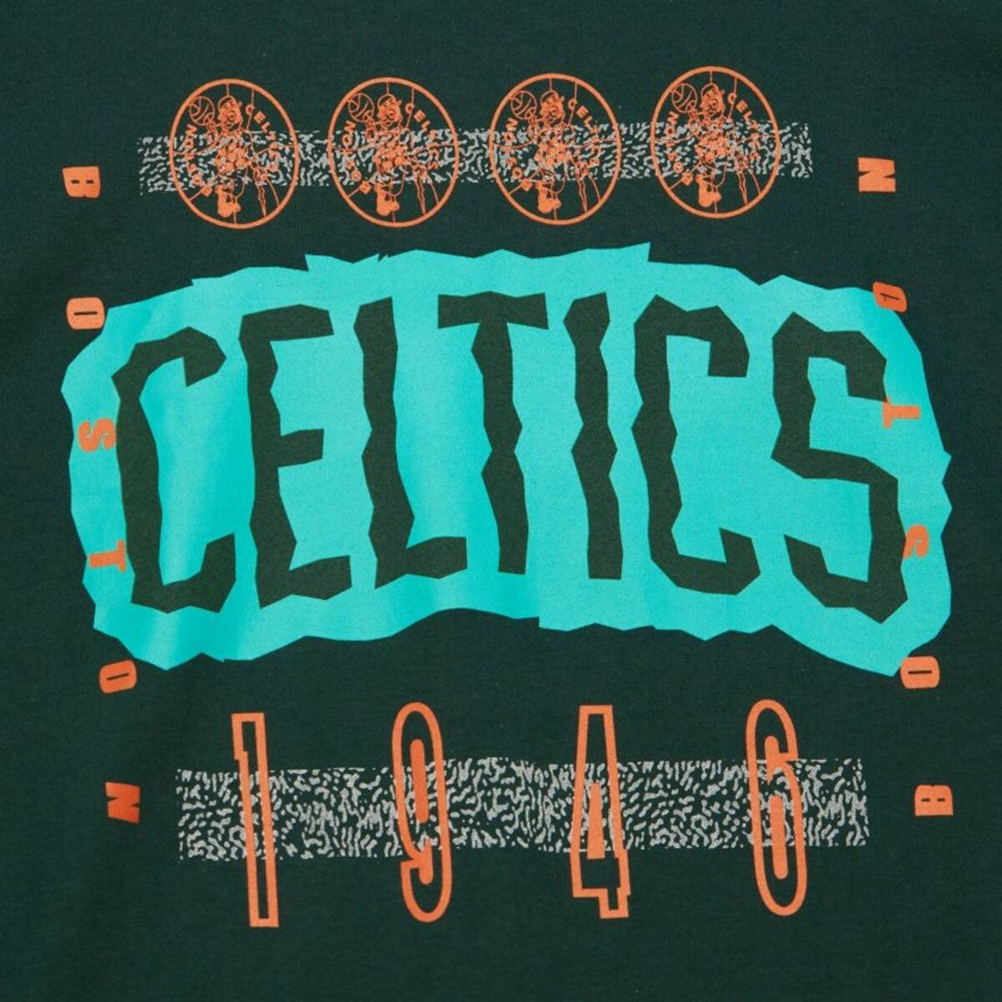 ミッチェルアンドネス mitchell & ness Mitchell & Ness 90s Reflective Static SS Premium Tee(ミッチェルアンドネス 90's リフレクティブ スタティック S/S プレミアム ティー) (Boston Celtics ボストン・セルティックス) Boston Celtics ボストン・セルティックス