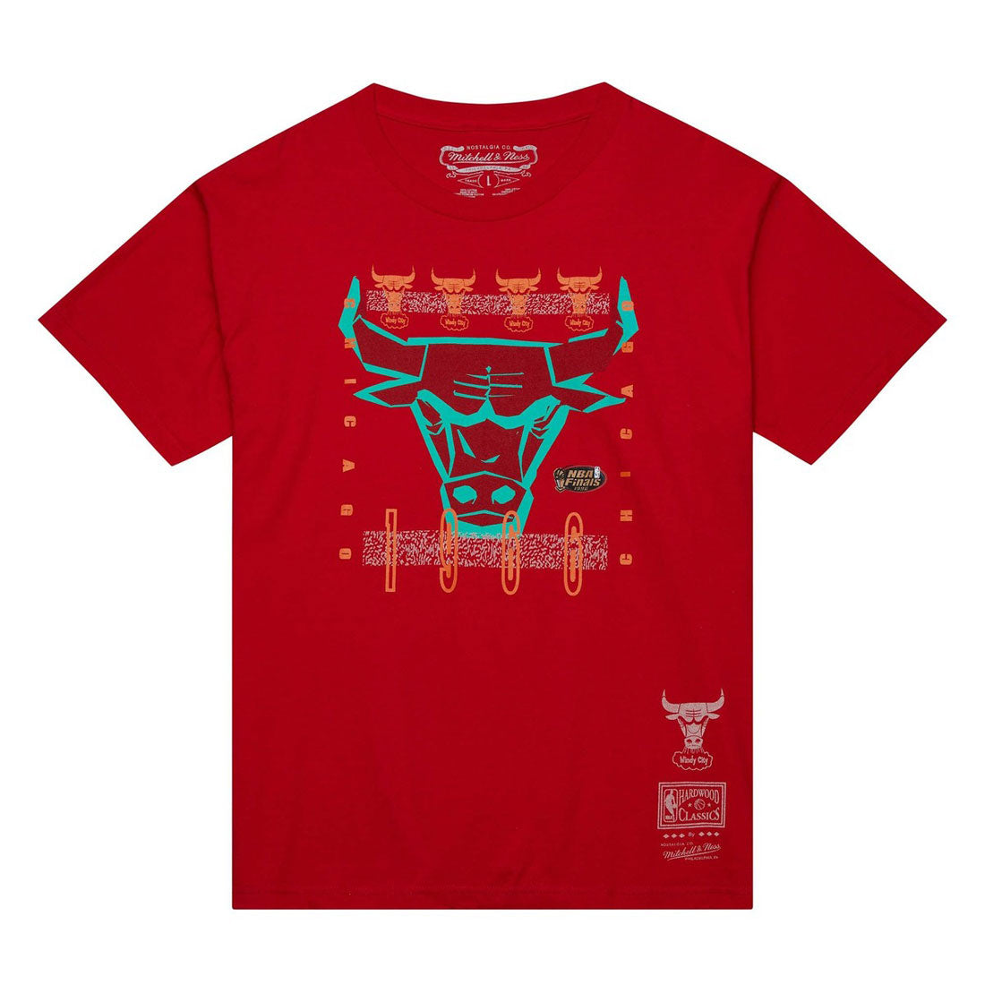 ミッチェルアンドネス mitchell & ness Mitchell & Ness 90s Reflective Static SS Premium Tee(ミッチェルアンドネス 90's リフレクティブ スタティック S/S プレミアム ティー) (Chicago Bulls シカゴ・ブルズ) Chicago Bulls シカゴ・ブルズ