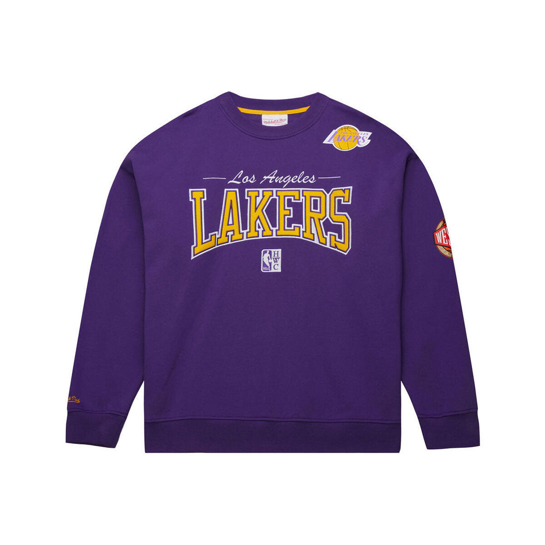 ミッチェルアンドネス mitchell & ness Mitchell & Ness NBA THERE AND BACK 2.0 CREW FLEECE VINTAGE LOGO(ミッチェル&ネス NBA THERE AND BACK 2.0 クルー (LAKERS) LAKERS