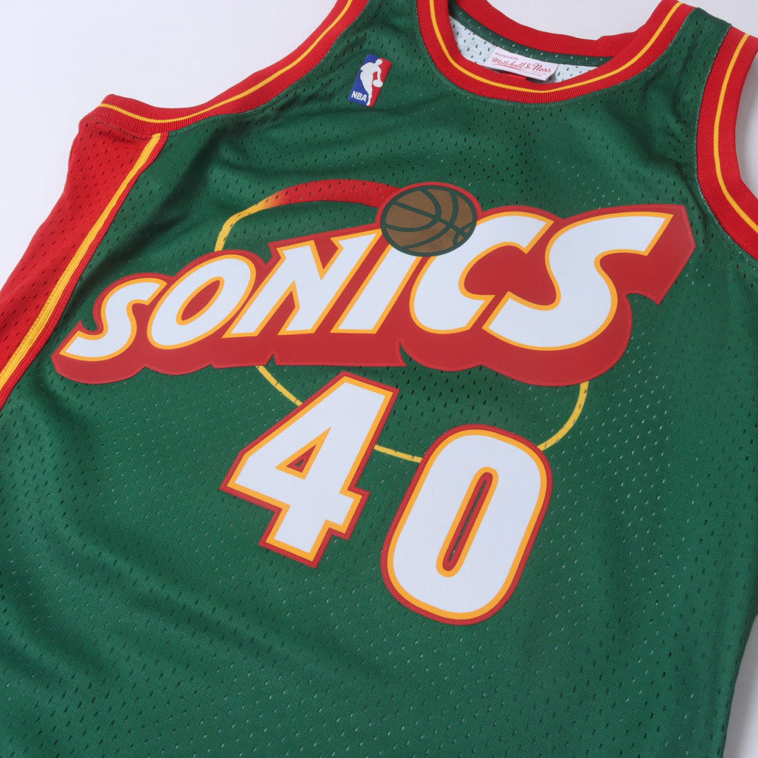 ミッチェルアンドネス mitchell & ness スウィングマンジャージー シアトル スーパーソニックス 1995-96 ショーン・ケンプ ユニフォーム (シアトルスーパーソニックス) シアトルスーパーソニックス