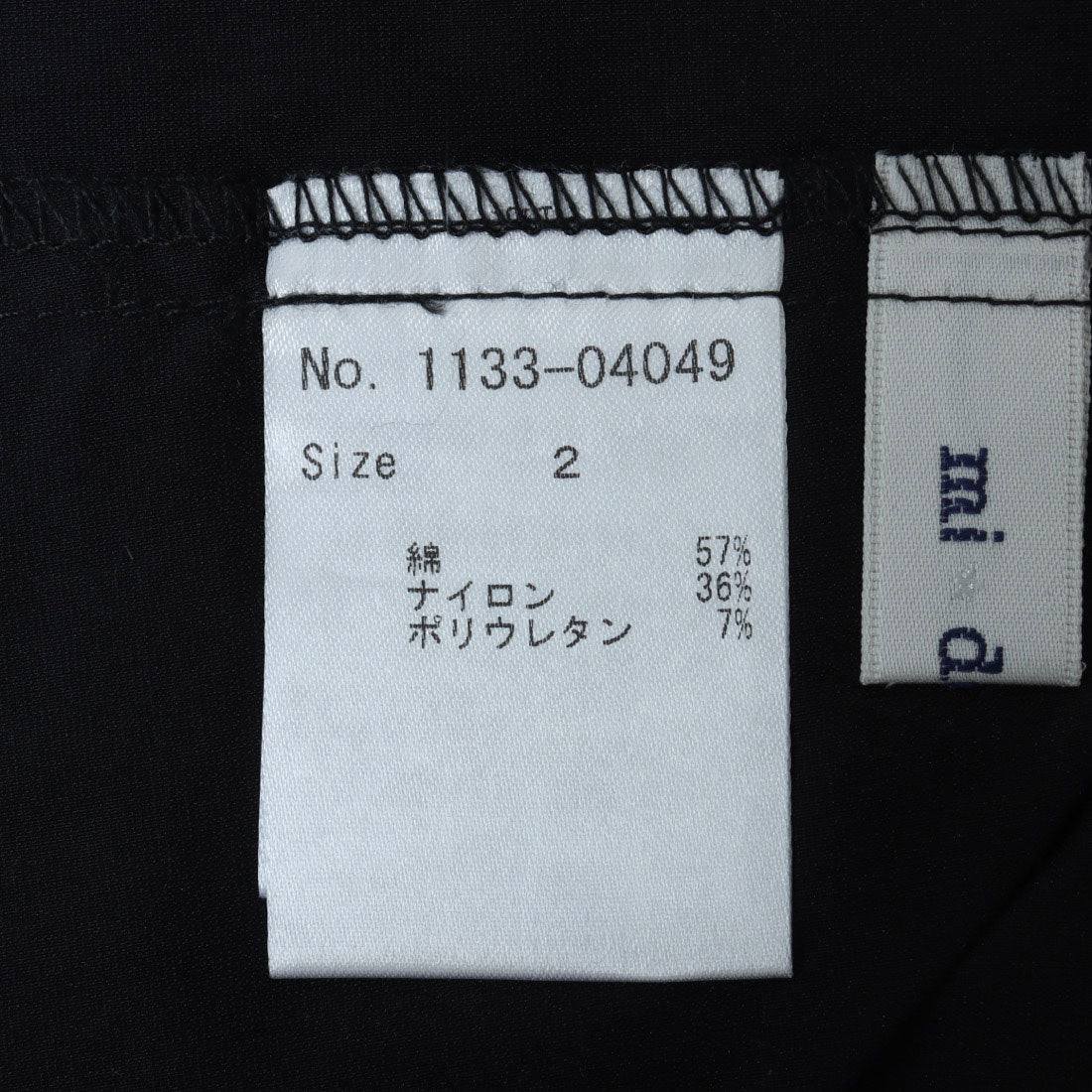 ミ・デゥー mi・deu・・・ 綿混ストレッチ無地シャツ (オフホワイト) オフホワイト