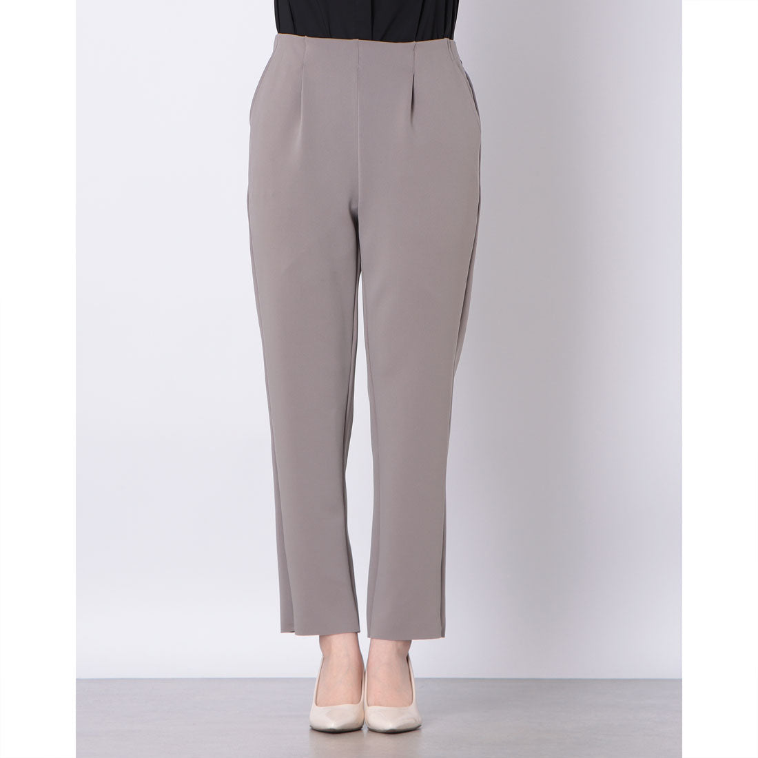 ミ・デゥー mi・deu・・・ アクアスーチングJストレートパンツ (モカ) モカ