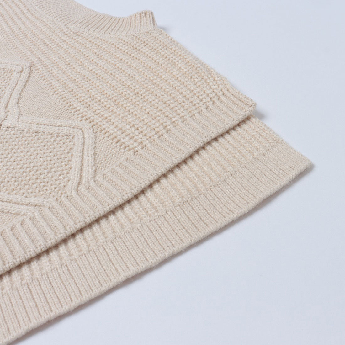 ミ・デゥー mi・deu・・・ 5Gケーブルベスト (ターコイズ) ターコイズ