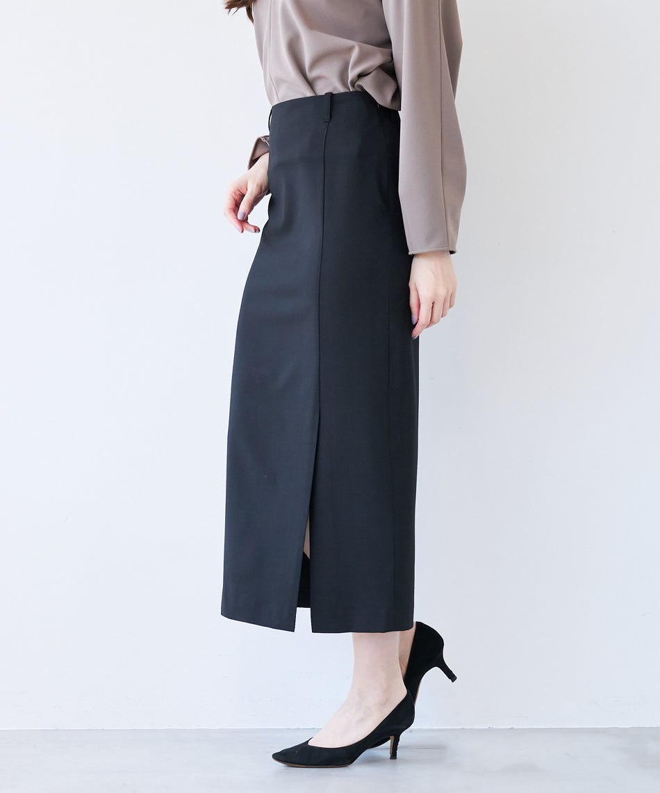 マイカアンドディール MICA&DEAL front vent skirt (WINE) WINE