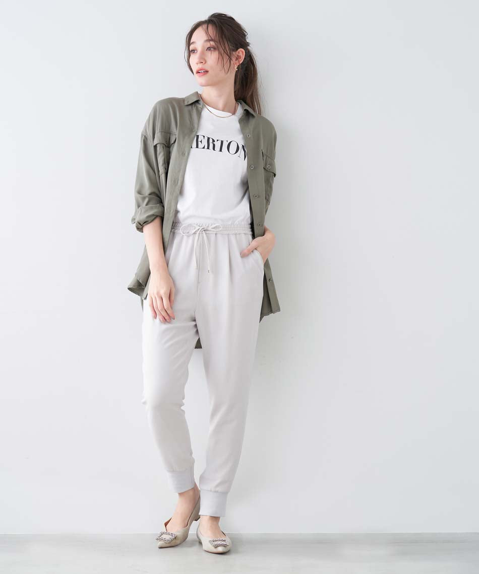 MICA&DEAL hem rib pants