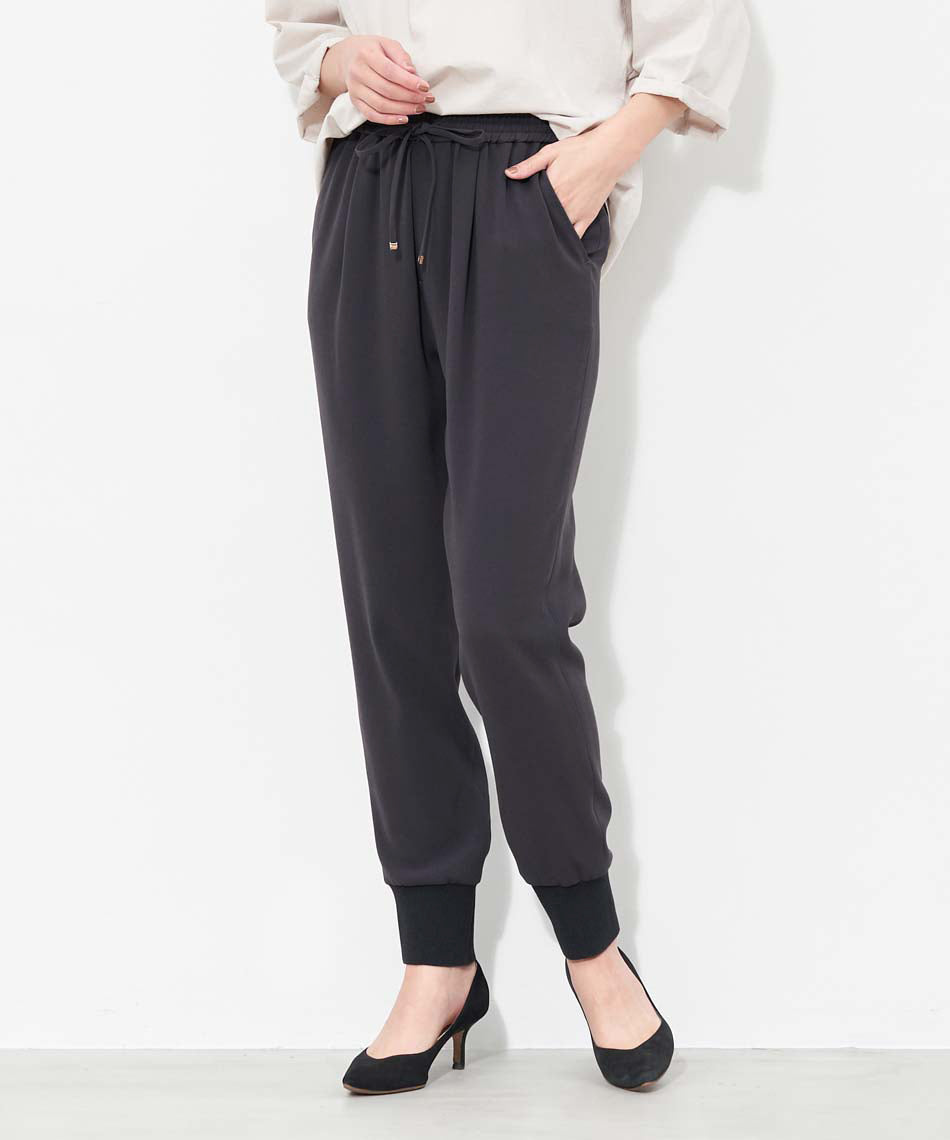 MICA&DEAL hem rib pants