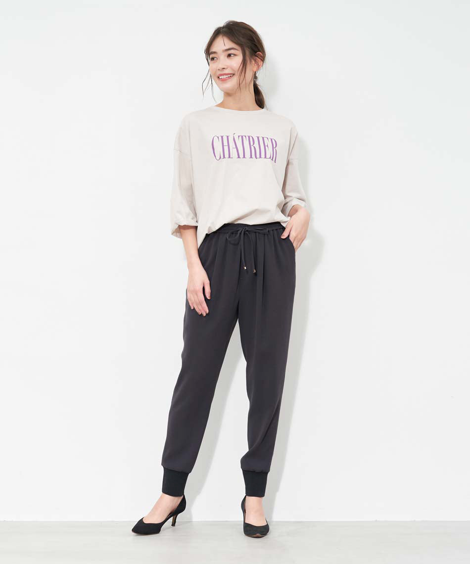MICA&DEAL hem rib pants