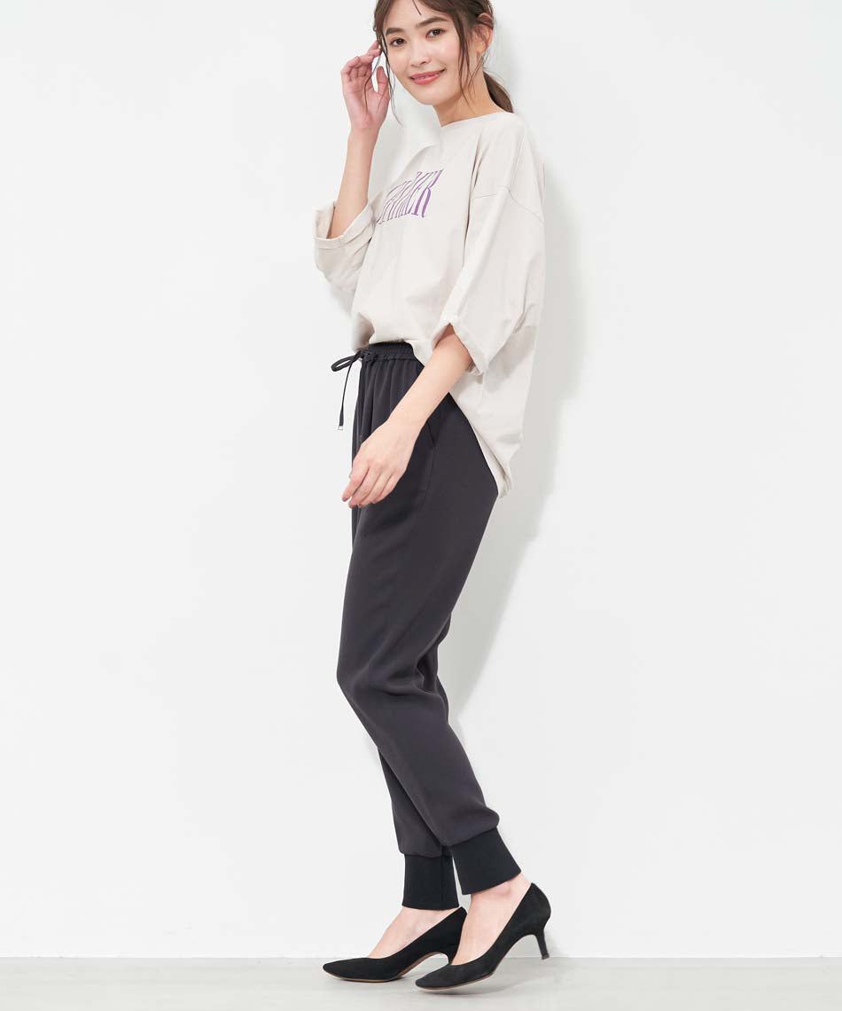 MICA&DEAL hem rib pants