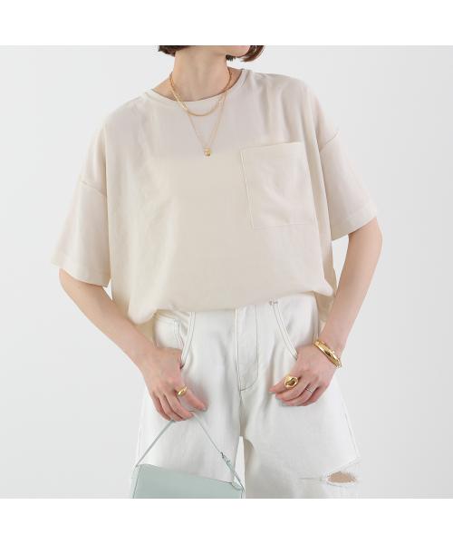 マイカアンドディール MICA&DEAL MICA&DEAL ブラウス 0125209110 半袖 クルーネック (IVORY/アイボリー) IVORY/アイボリー