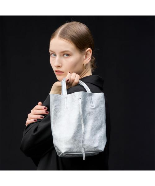 ミレッラフィレンツェ MILLELA FIRENZE MILLELA FIRENZE ミニトートバッグ 10270561 ショルダーバッグ (93/SILVER-シルバー) 93/SILVER-シルバー