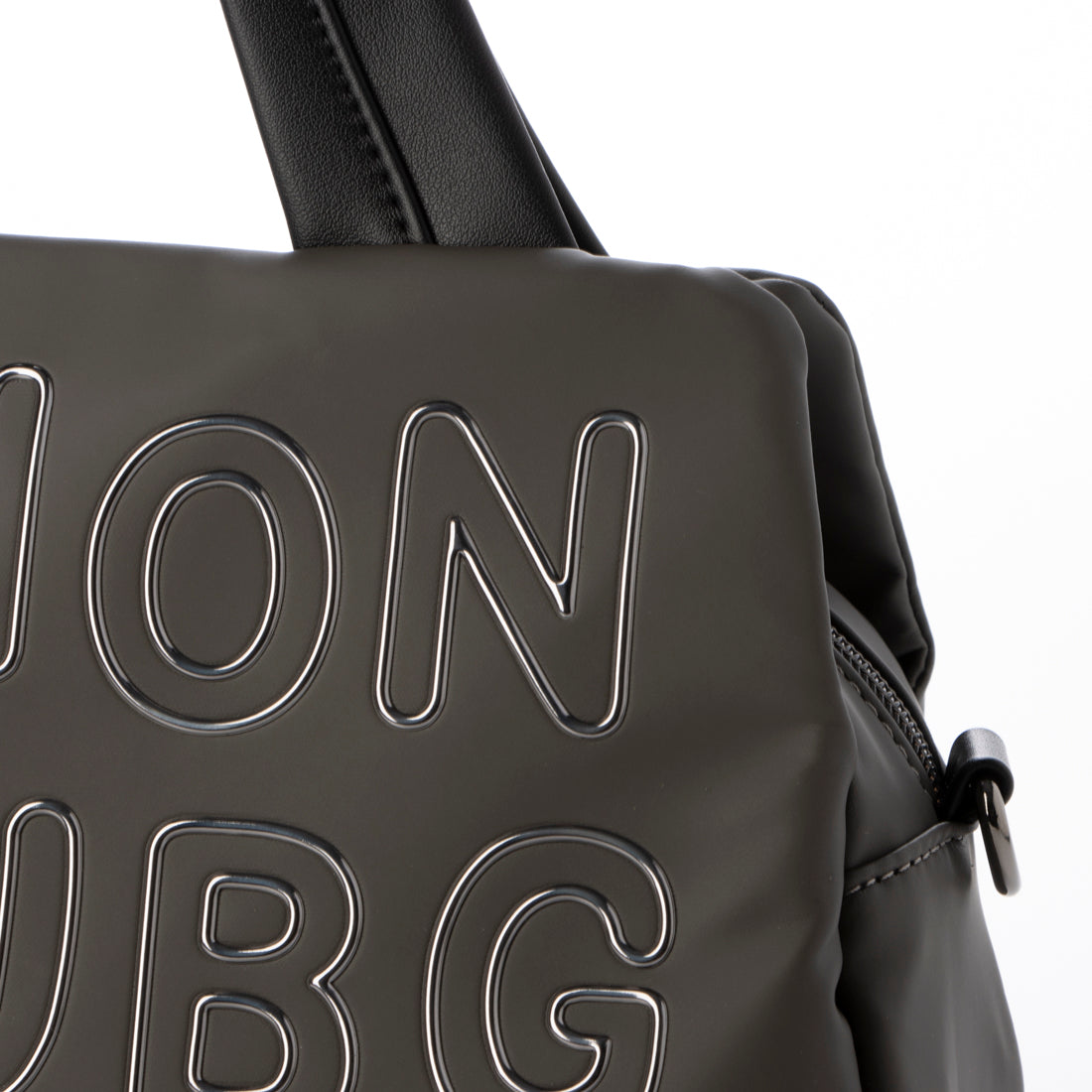 ミオオッジ MIOOGGI メタルコーティングアルファベット2WAYミニボストンバッグ