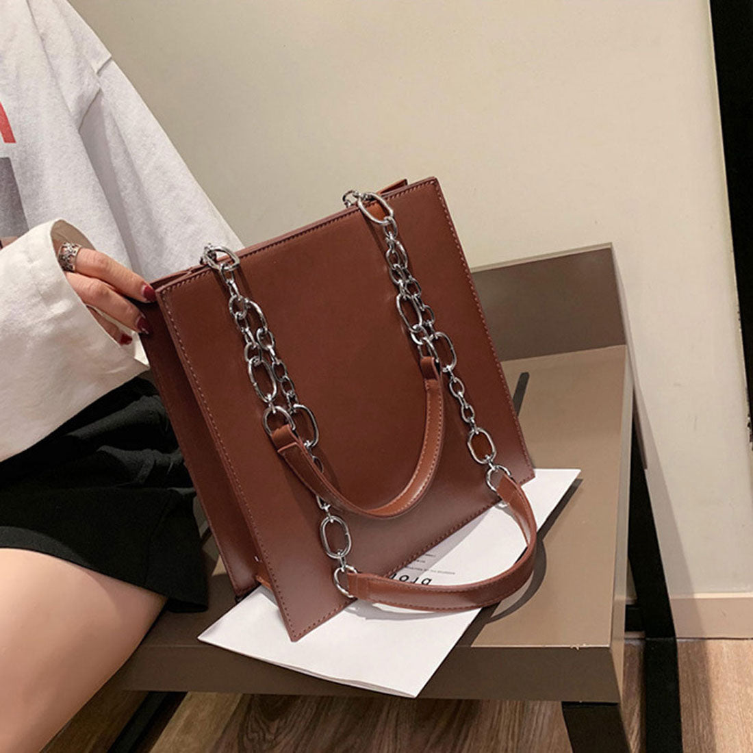 2way トートバッグ スクエアバッグ