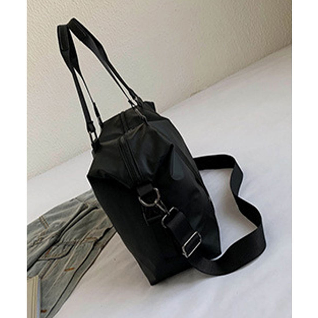 ミニミニストア miniministore 大容量トートバッグA4通勤通学斜め掛け鞄 (アイボリー) アイボリー