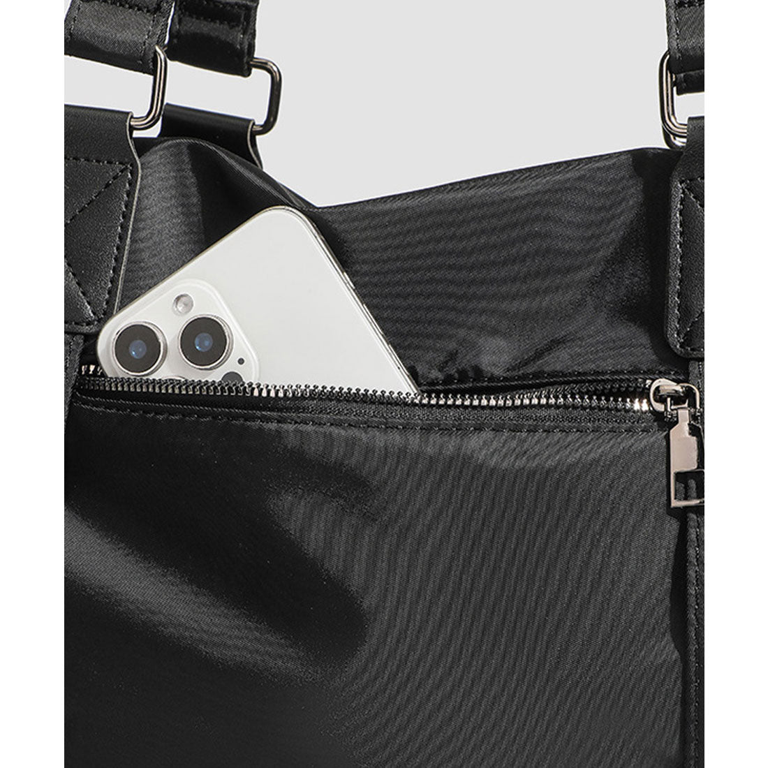 ミニミニストア miniministore 大容量トートバッグA4通勤通学斜め掛け鞄 (アイボリー) アイボリー