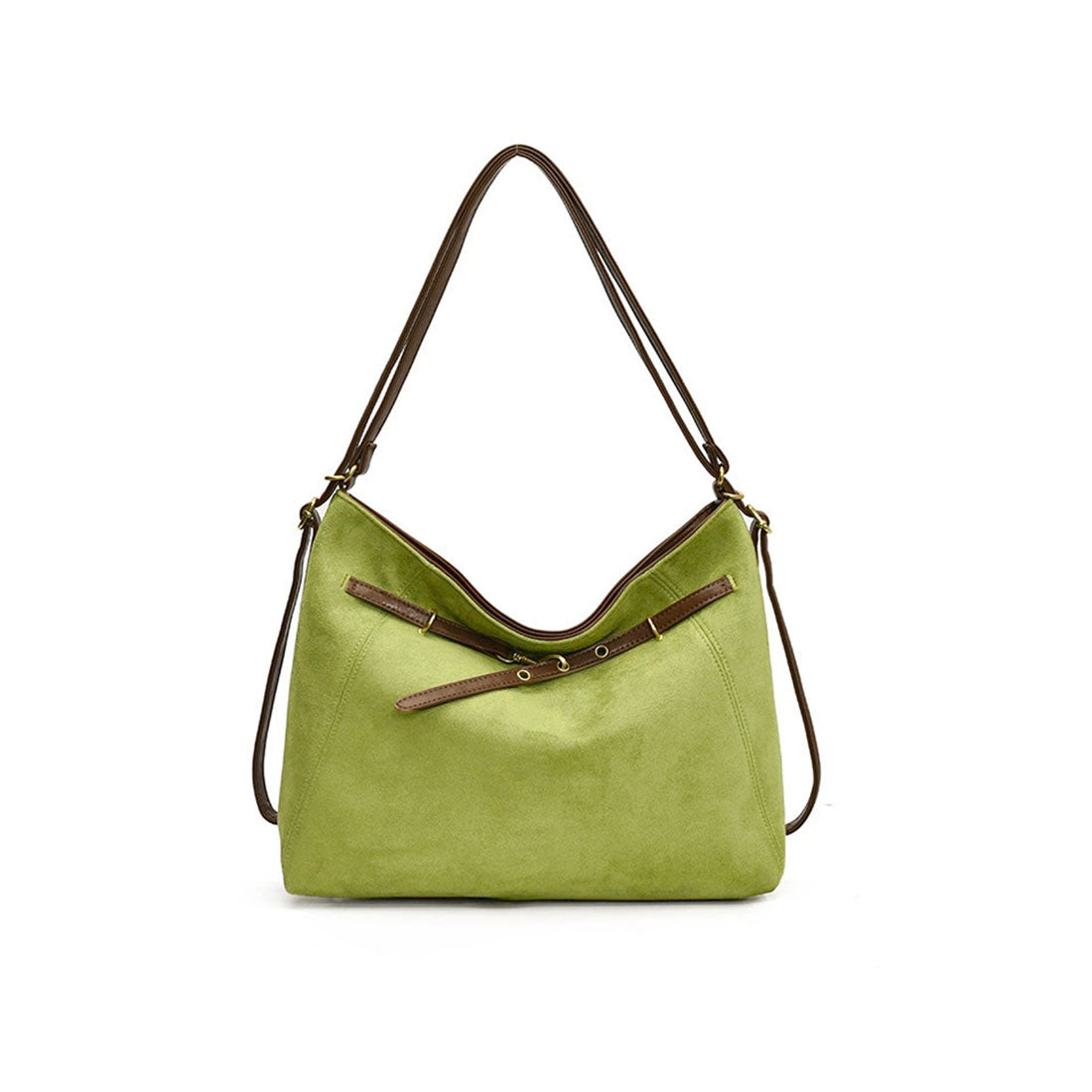 ミニミニストア miniministore トートバッグ スエード調ショルダーバッグ (ベージュ) ベージュ