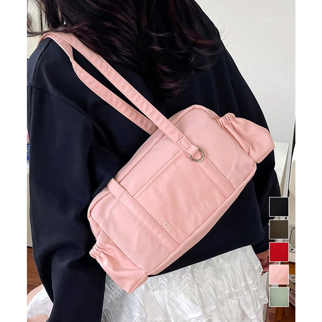 ミニミニストア miniministore ナイロントートバッグ ミニボストンバッグ (レッド) レッド