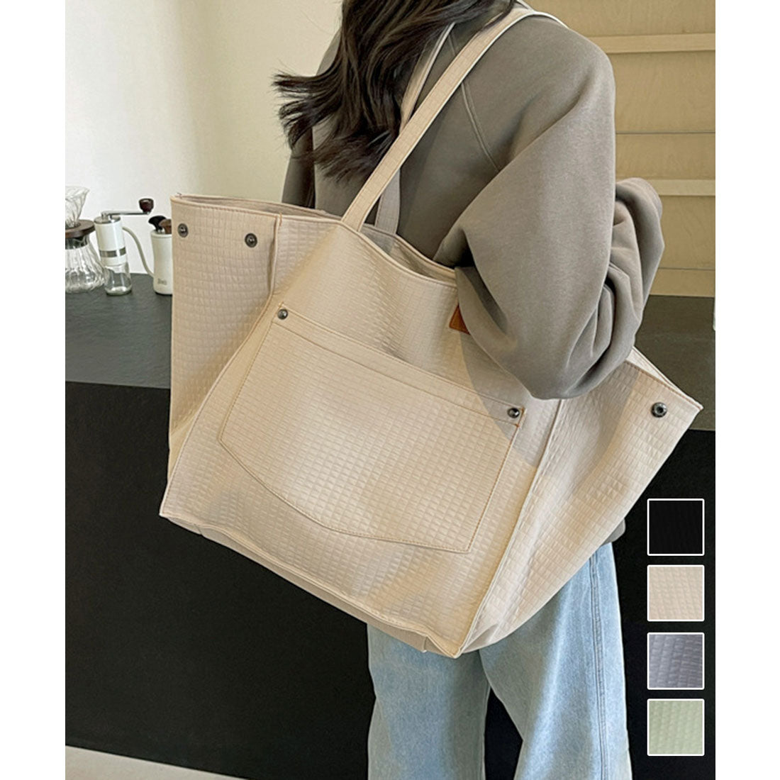 ミニミニストア miniministore トートバッグ 軽量 2wayバッグ A4 (ミント) ミント
