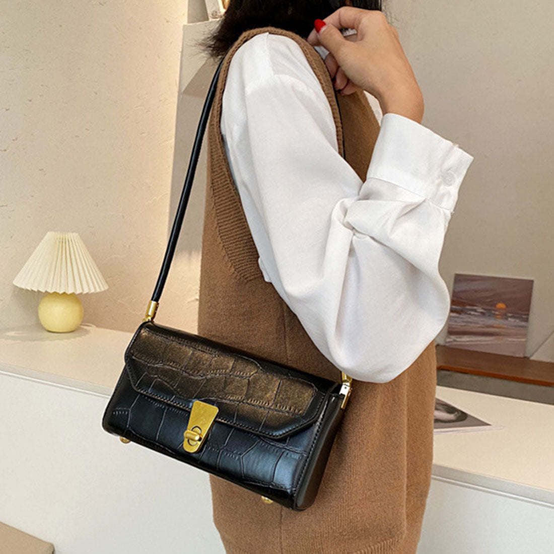 ショルダーバッグ レディース PU