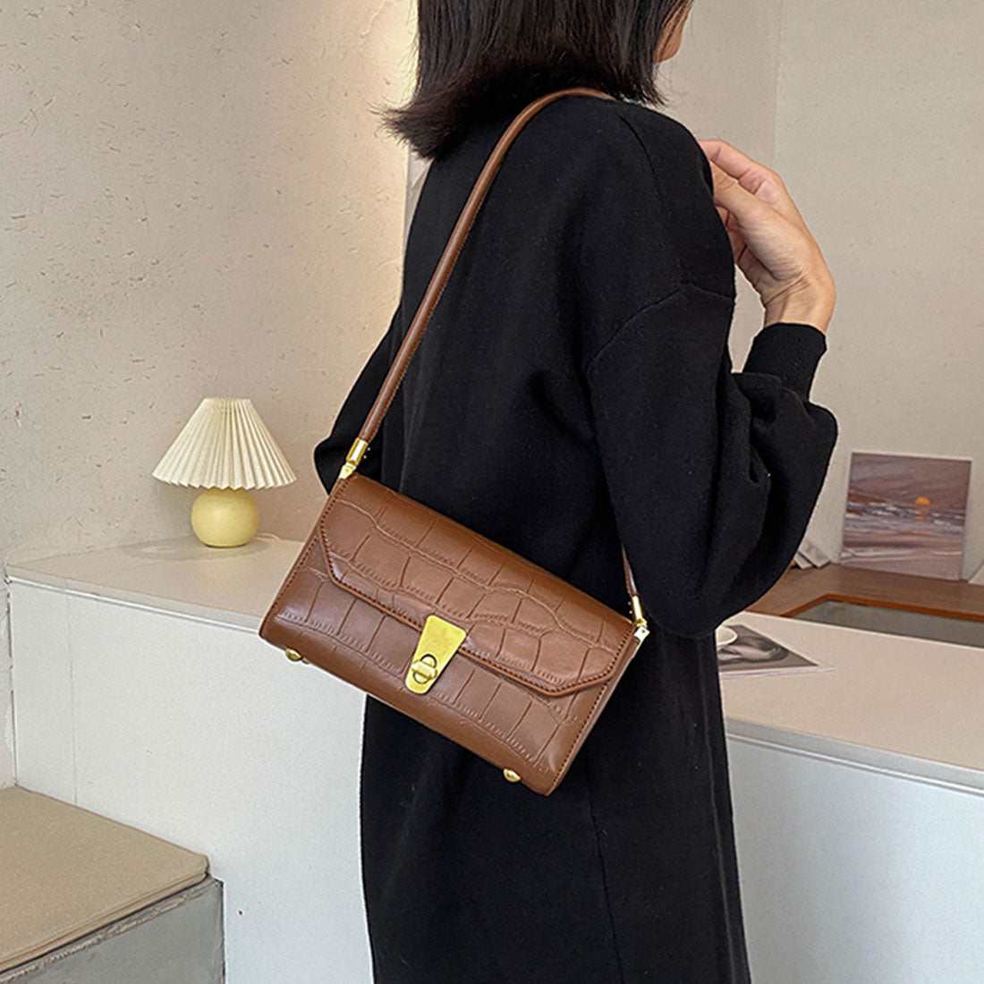 ショルダーバッグ レディース PU