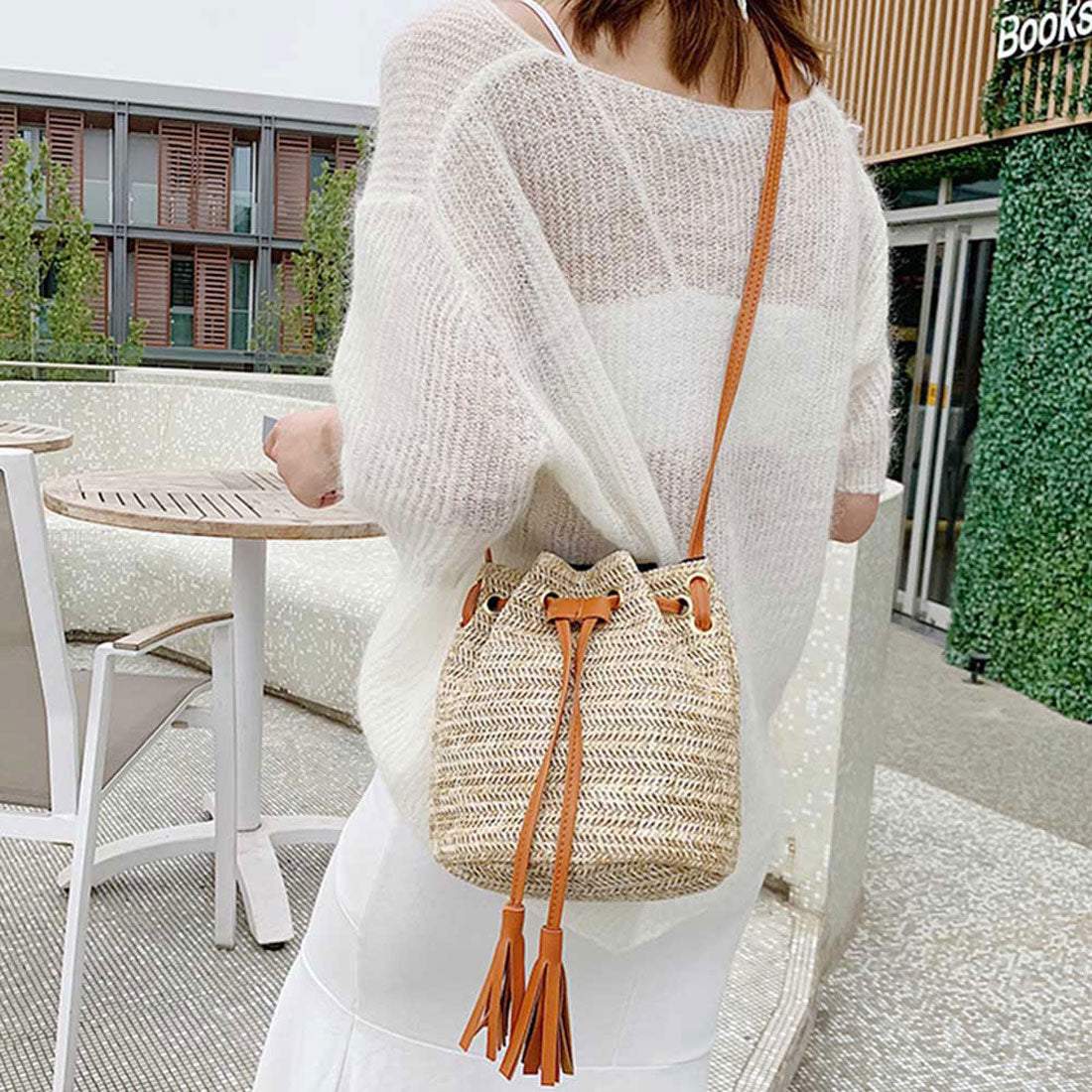 かごバッグ ストローバッグ レディース