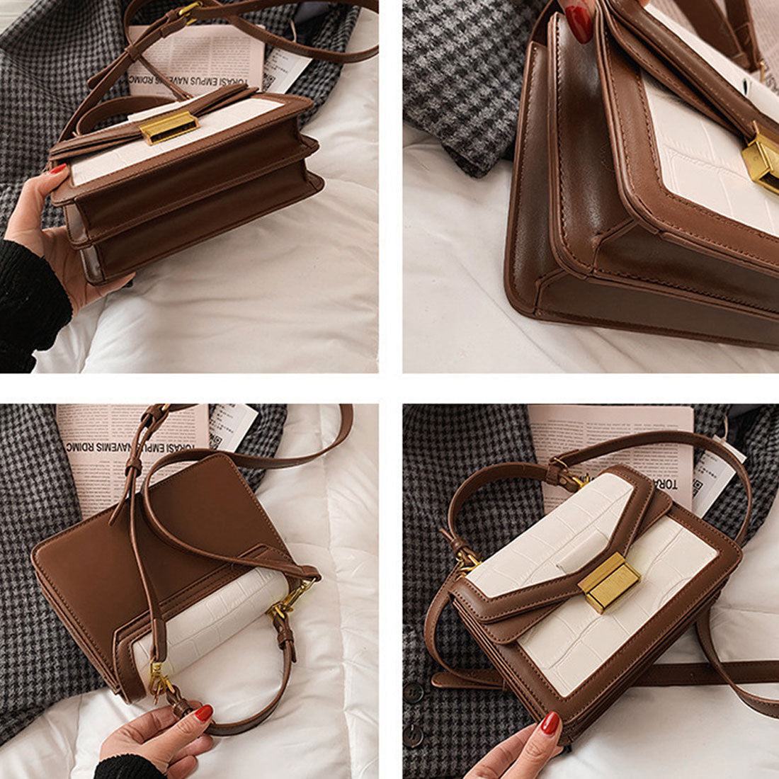 クロコ型押し ショルダーバッグ 韓国風