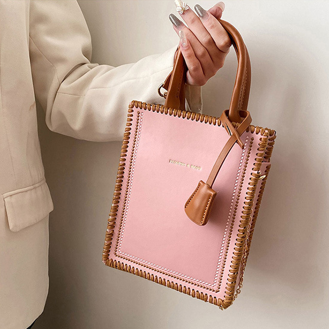 ショルダーバッグ チェーン PUレザー