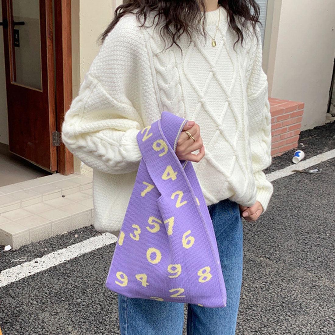 ニットバッグ レディースミニトートバック,カラー